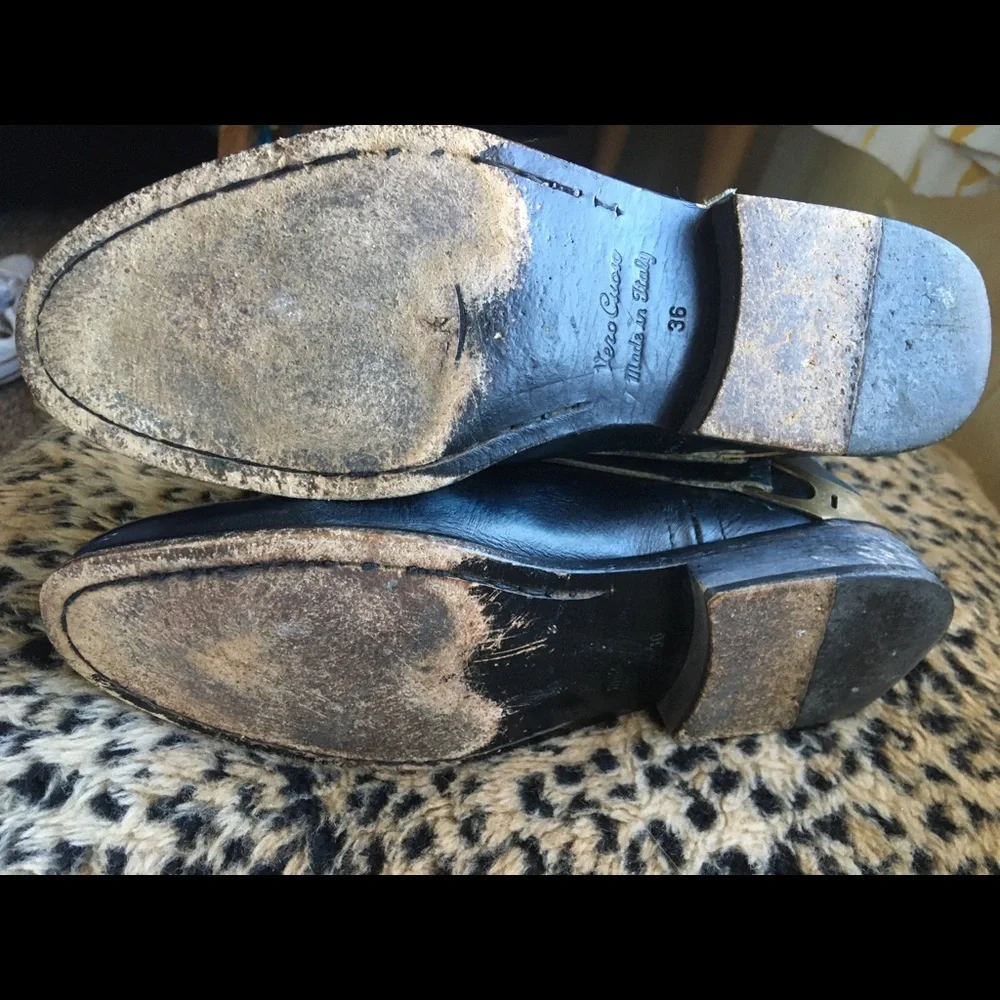 Golden Goose size 36 blue leather boots - Picture 6 of 10